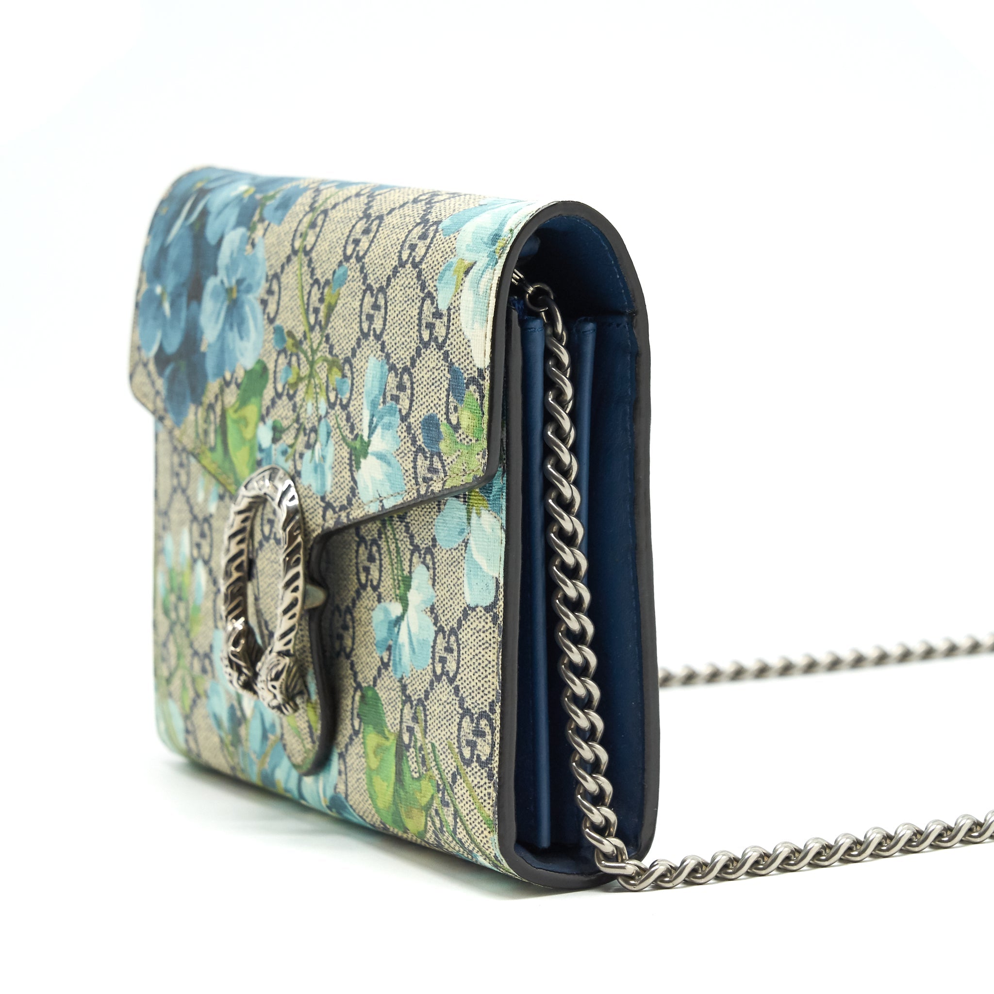 GUCCI DIONYSUS MINI SHOULDER BAG BLUE