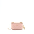 CHANEL 21B PEARL CRUSH LONG VANITY WITH CHAIN DARK PINK GHW