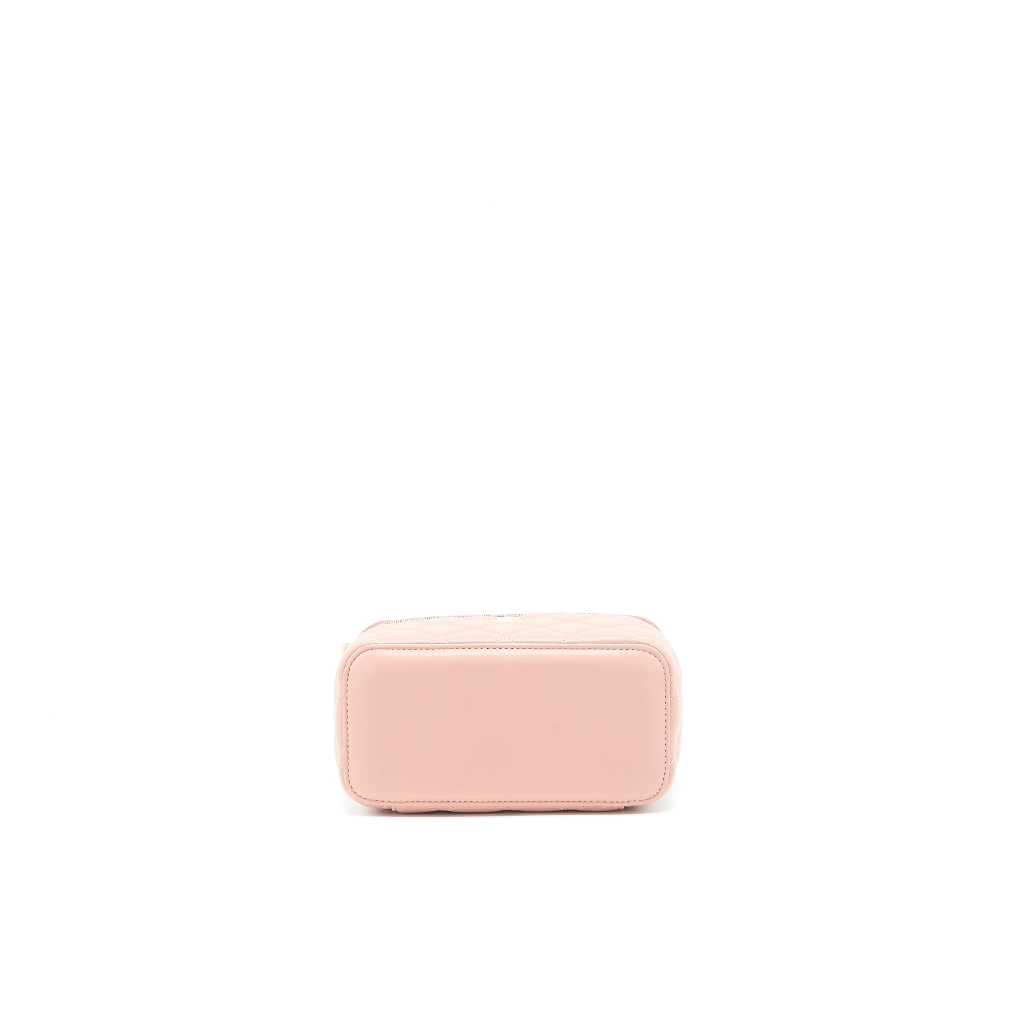 CHANEL 21B PEARL CRUSH LONG VANITY WITH CHAIN DARK PINK GHW