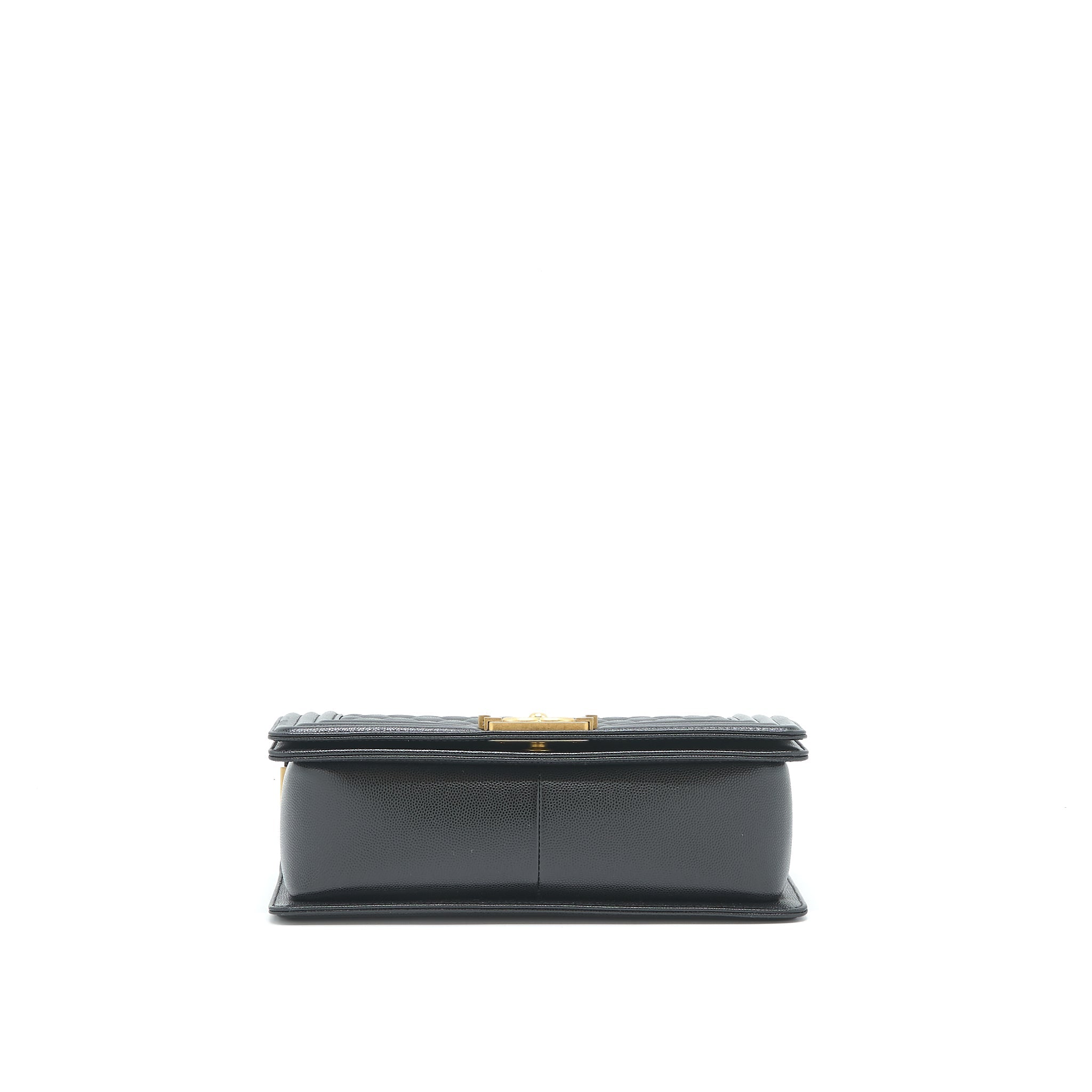 CHANEL MEDIUM LEBOY BLACK CAVIAR GHW