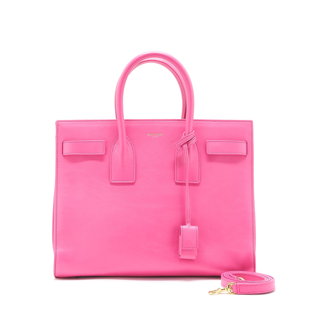 SAINT LAURENT SAC DE JOUR TOTE BAG PINK