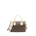 LOUIS VUITTON SPEEDY BANDOULIERE 20 MONOGRAM CANVAS WITH MULTICOLOUR STRAP