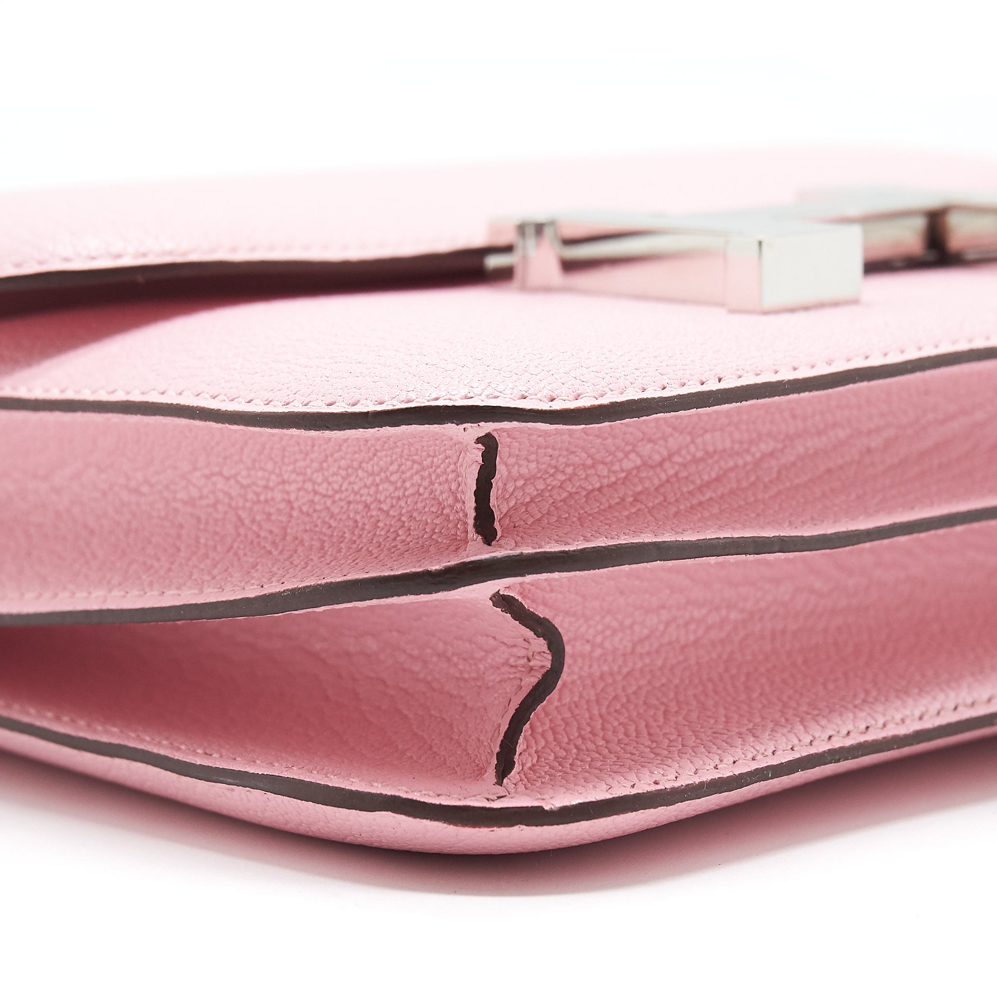 HERMES MINI CONSTANCE CHEVRON MYSORE 3Q ROSE SAKURA SHW
