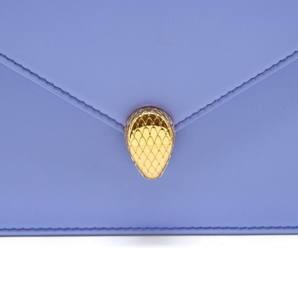 BVLGARI SERPENTI FOREVER FLAP COVER BAG LAVENDER GHW