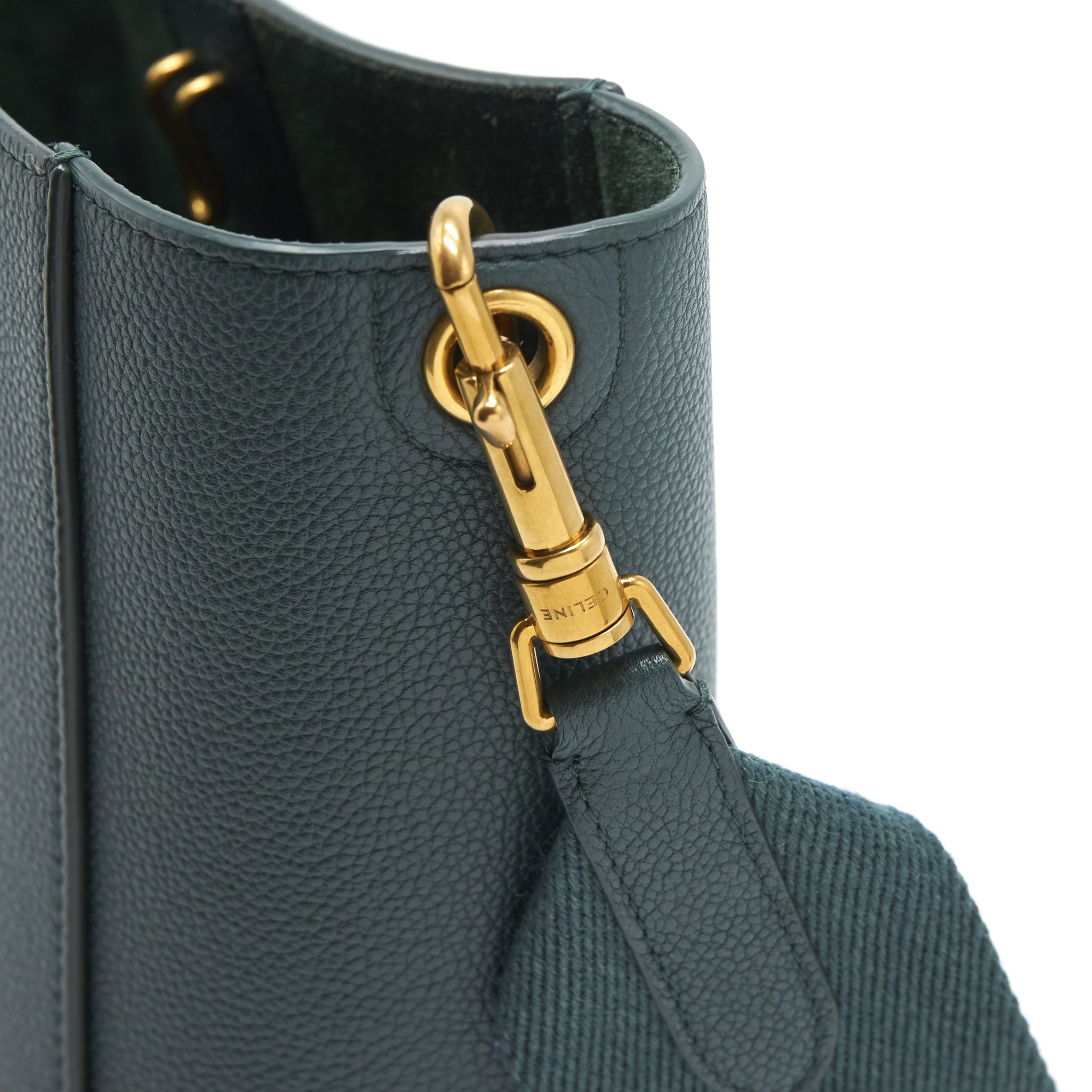 CELINE SMALL SANGLE BUCKET BAG AMAZON GHW