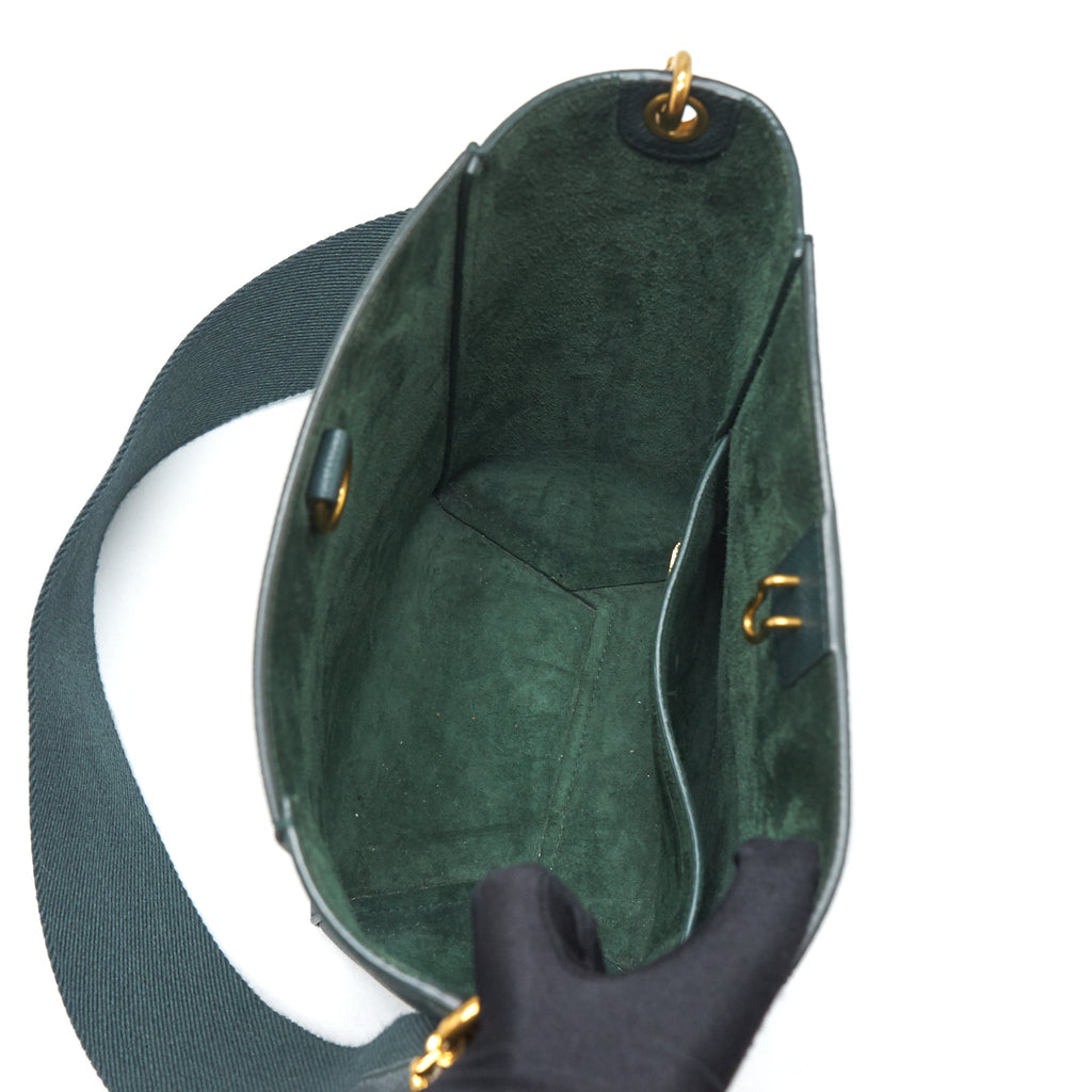 CELINE SMALL SANGLE BUCKET BAG AMAZON GHW