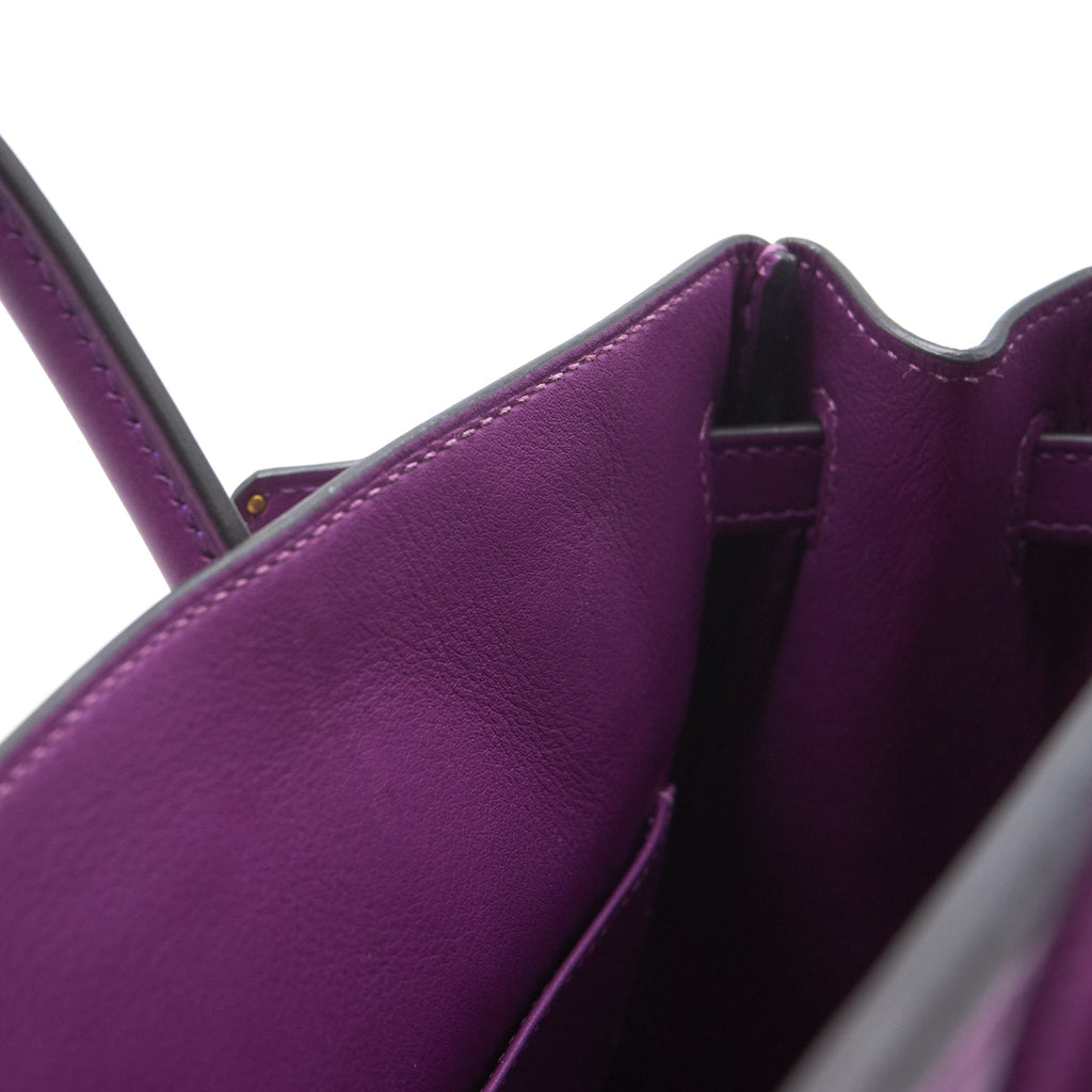 HERMES BIRKIN 25 SWIFT  P9 ANEMONE GHW