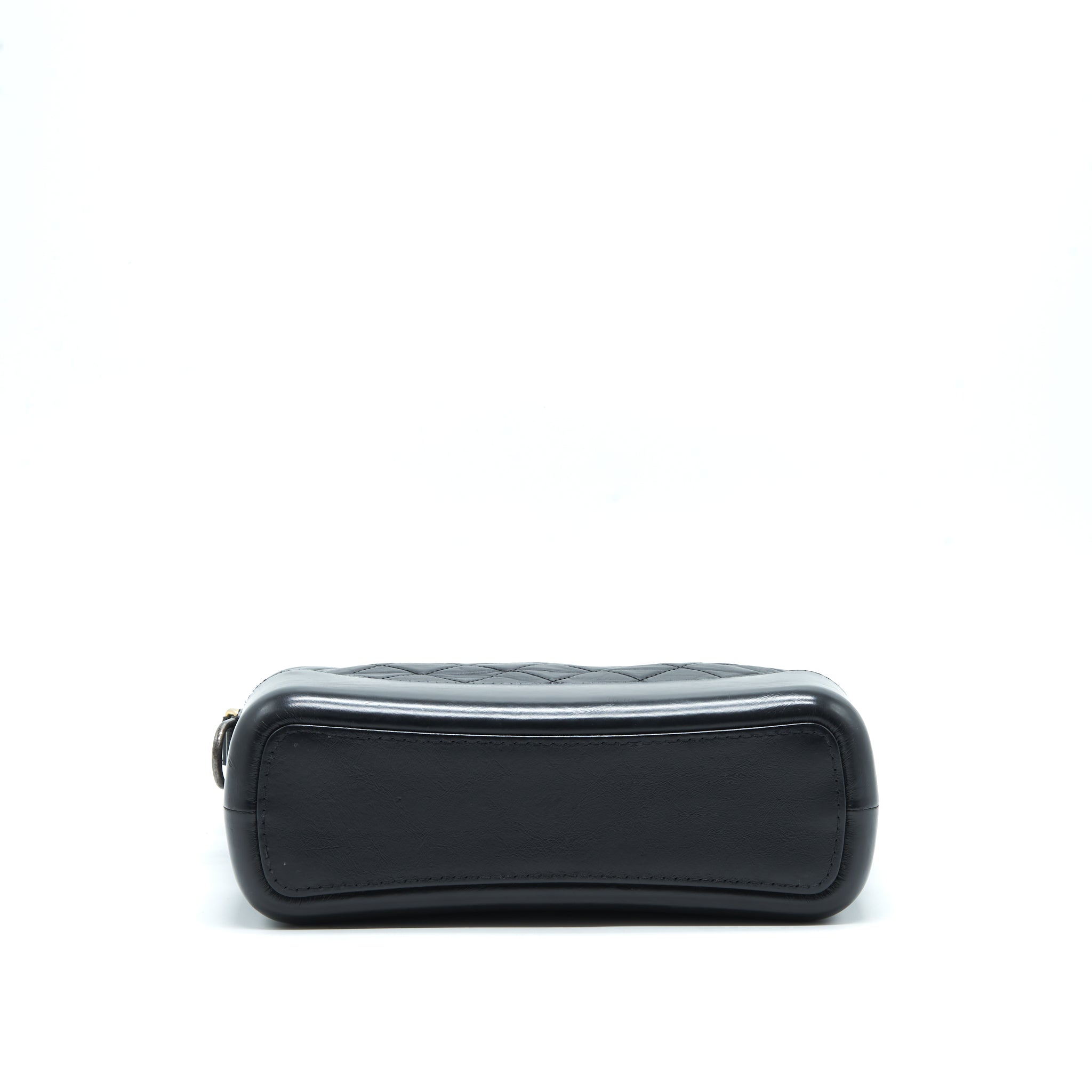 CHANEL LARGE GABRIELLE HOBO BAG BLACK GOLD/SLIVER HARDWARE