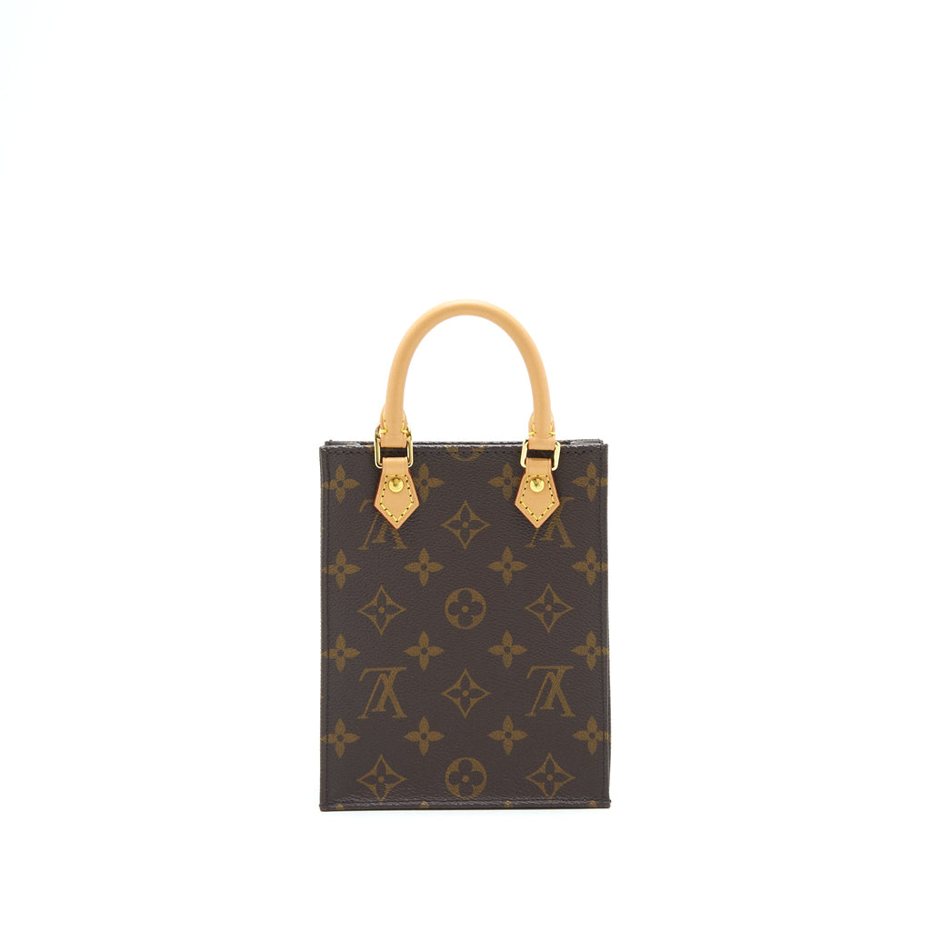 LOUIS VUITTON PETIT SAC PLAT MONOGRAM CANVAS GHW