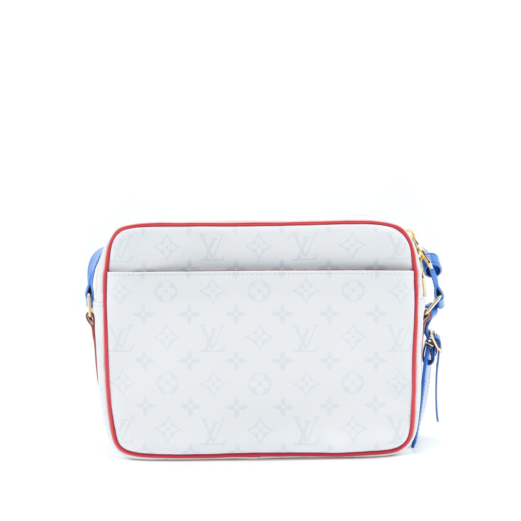 LOUIS VUITTON 2020 LV X NBA WHITE MONOGRAM NIL MESSENGER BAG