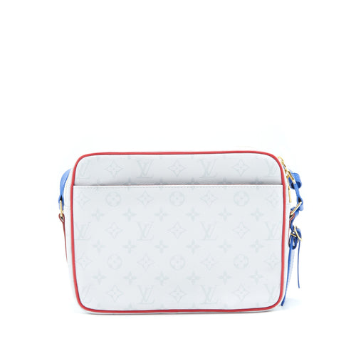 LOUIS VUITTON 2020 LV X NBA WHITE MONOGRAM NIL MESSENGER BAG