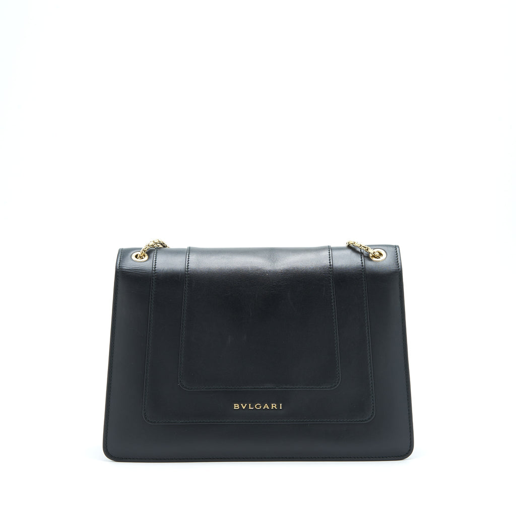 BVLGARI SERPENTI SHOULDER BAG BLACK