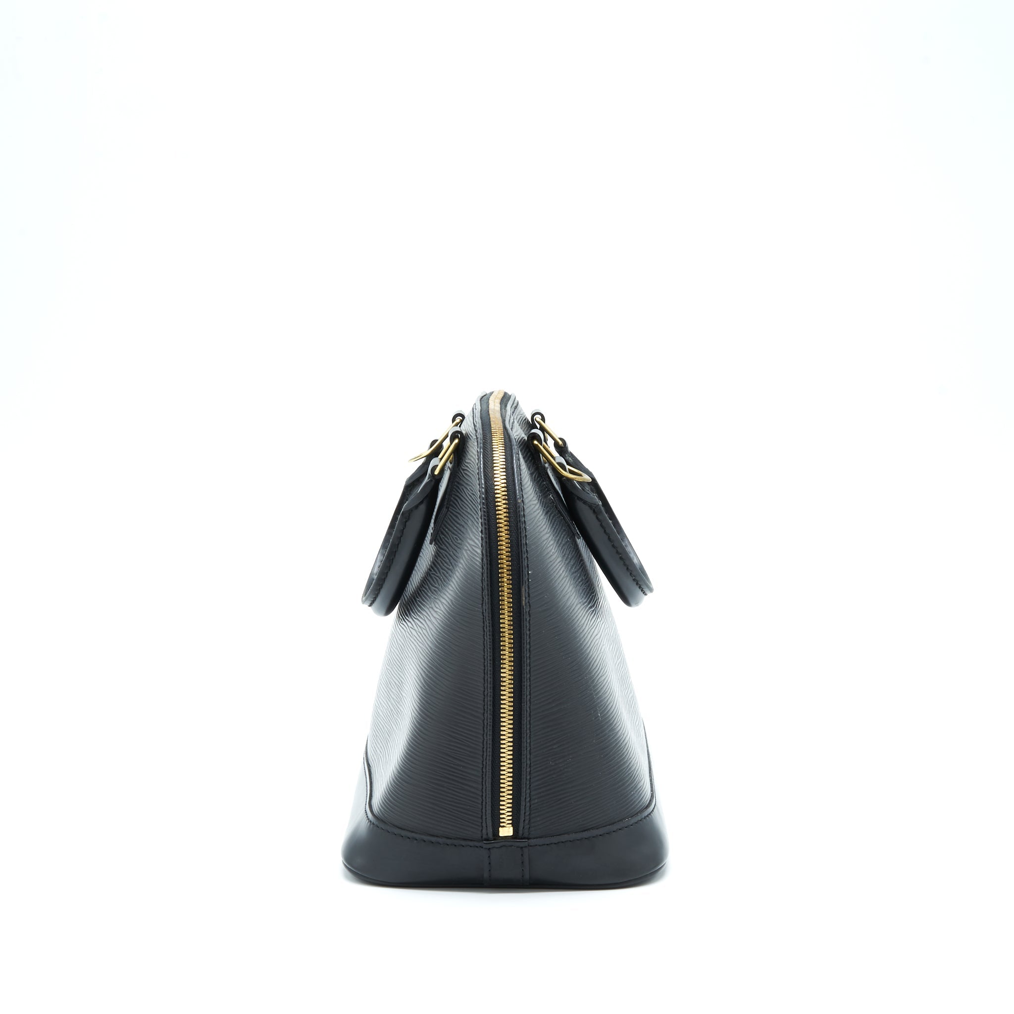 LOUIS VUITTON ALMA BAG EPI BLACK GHW