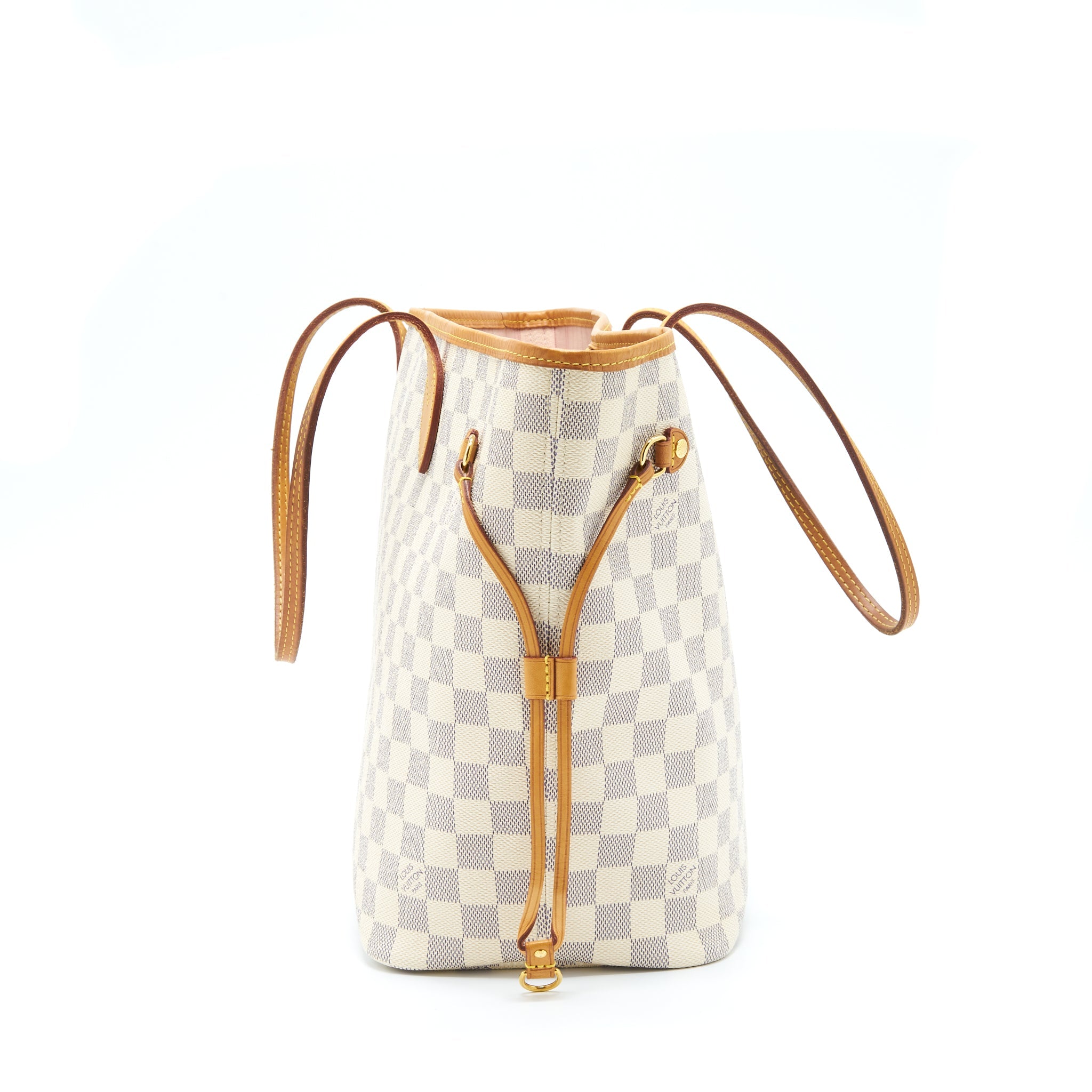 LOUIS VUITTON NEVERFULL MM DAMIER AZUR GHW