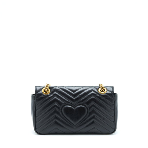 GUCCI SMALL GG MARMONT BAG BLACK GHW