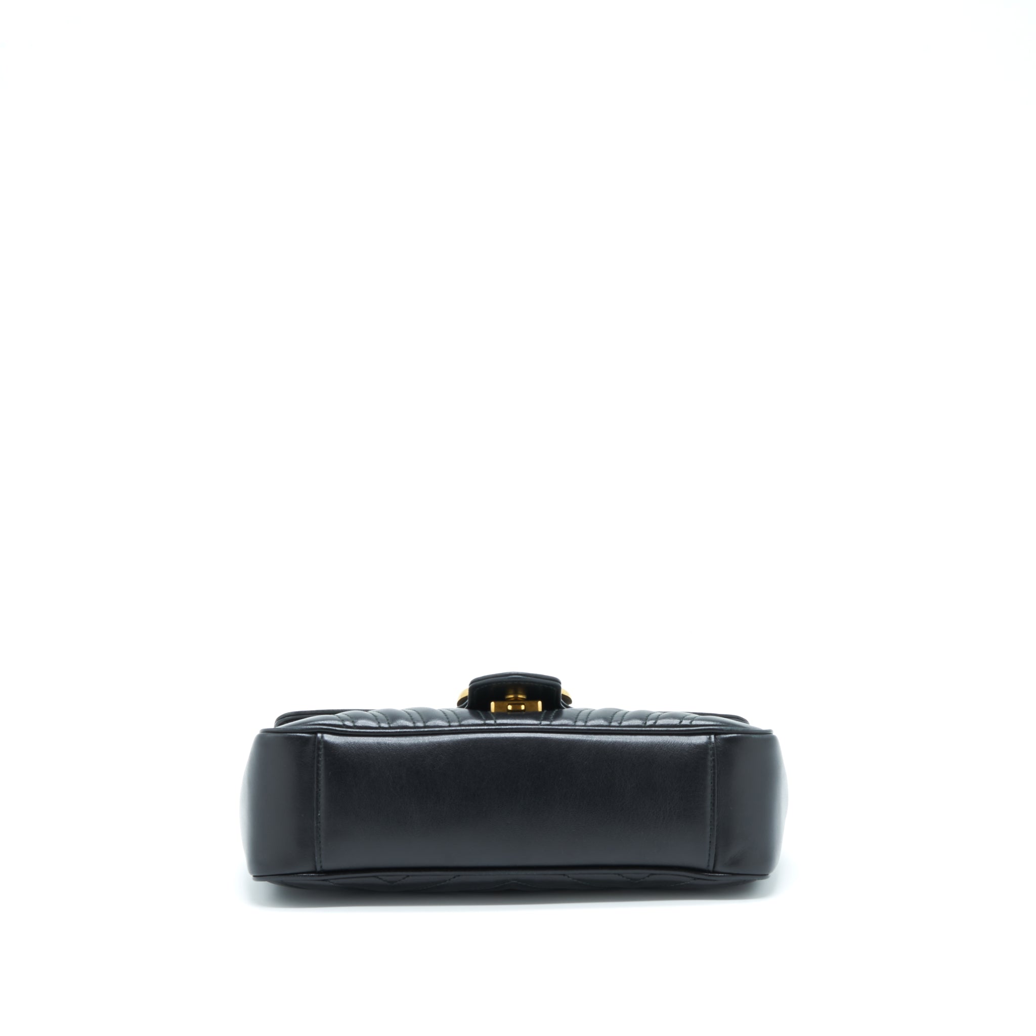 GUCCI SMALL GG MARMONT BAG BLACK GHW