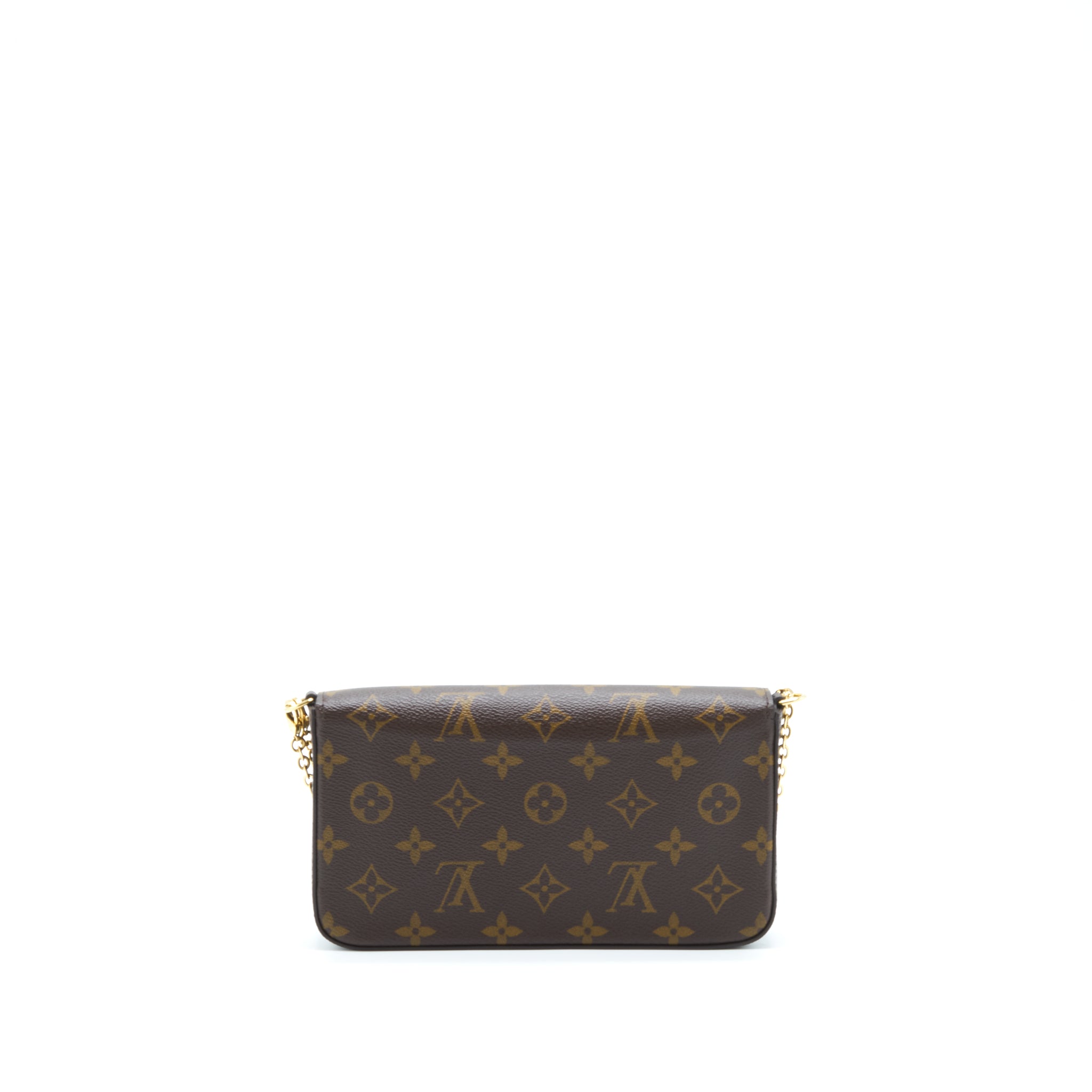 LOUIS VUITTON FELICIE POCHETTE LIMITED EDITION MONOGRAM CANVAS GHW