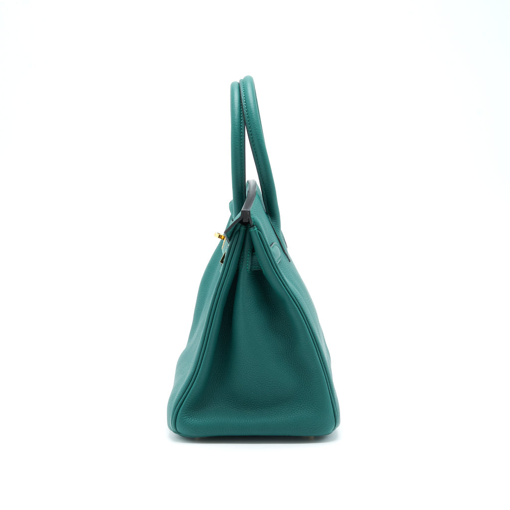 HERMES BIRKIN 30 TOGO Z6 MALACHITE GHW