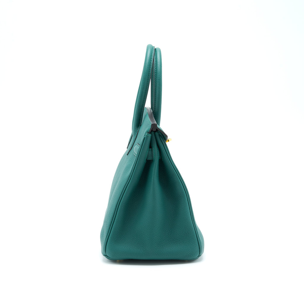 HERMES BIRKIN 30 TOGO Z6 MALACHITE GHW