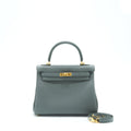 HERMES KELLY 25 RETOURNE TOGO 63 VERT AMANDA GHW
