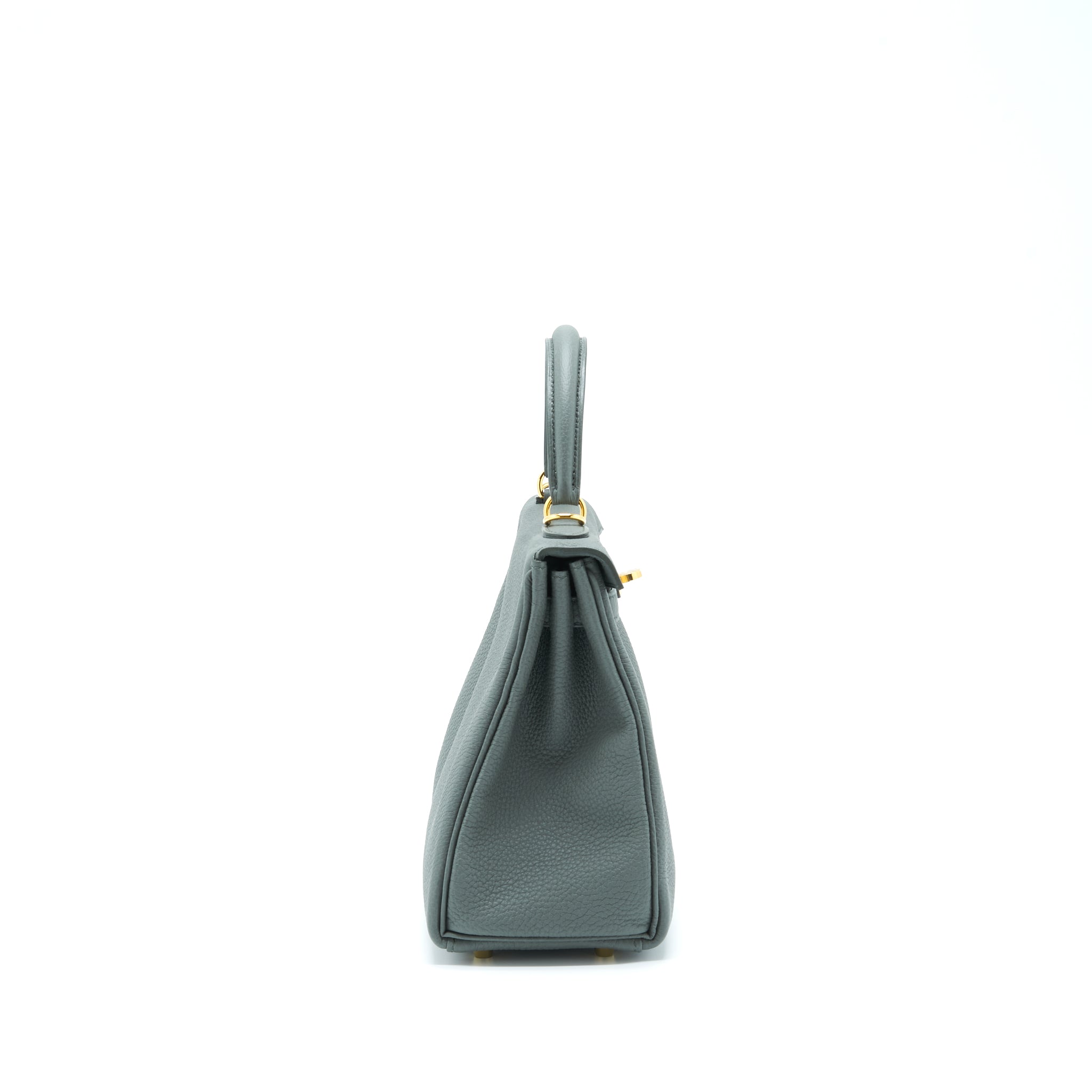 HERMES KELLY 25 RETOURNE TOGO 63 VERT AMANDA GHW