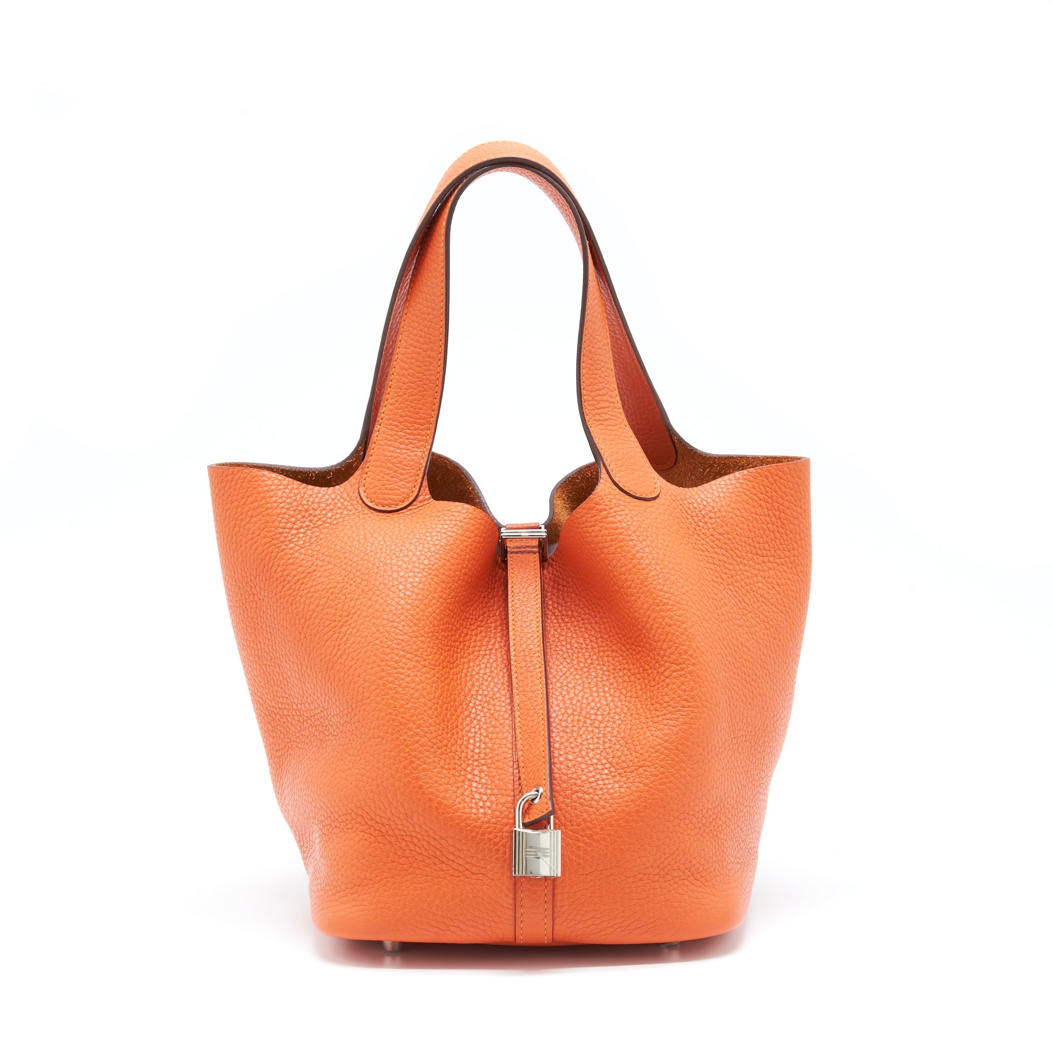 HERMES PICOTIN 22 CLEMENCE ORANGE SHW