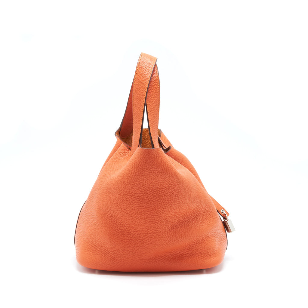 HERMES PICOTIN 22 CLEMENCE ORANGE SHW