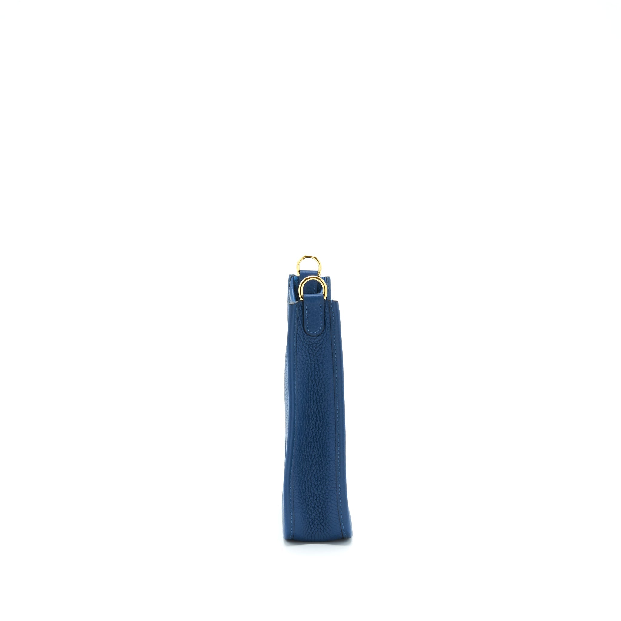 HERMES MINI EVELYNE CLEMENCE DEEP BLUE GHW