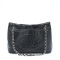 CHANEL TIMELESS SOFT SHOPPER TOTE CAVIAR BLACK SHW