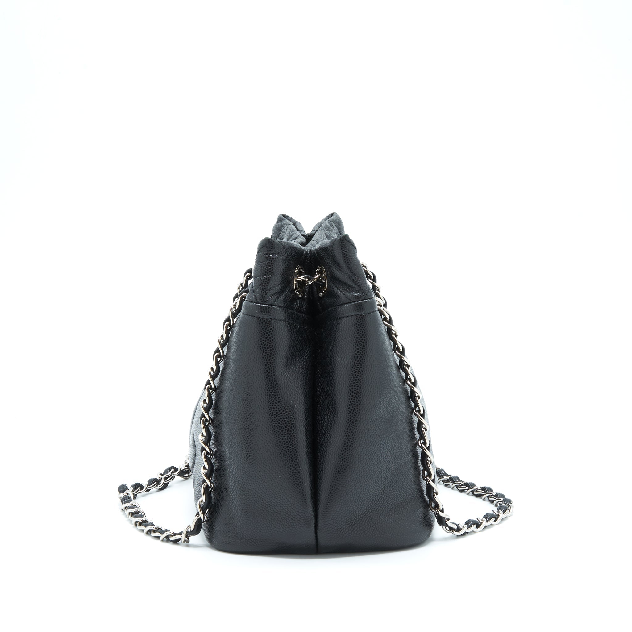 CHANEL TIMELESS SOFT SHOPPER TOTE CAVIAR BLACK SHW