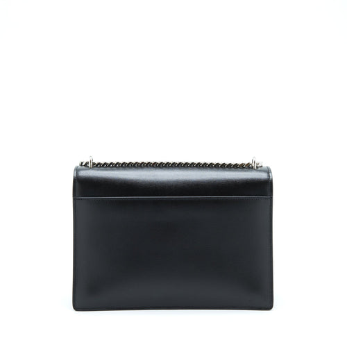SAINT LAURENT/YSL MEDIUM SUNSET BAG CALFSKIN BLACK SHW