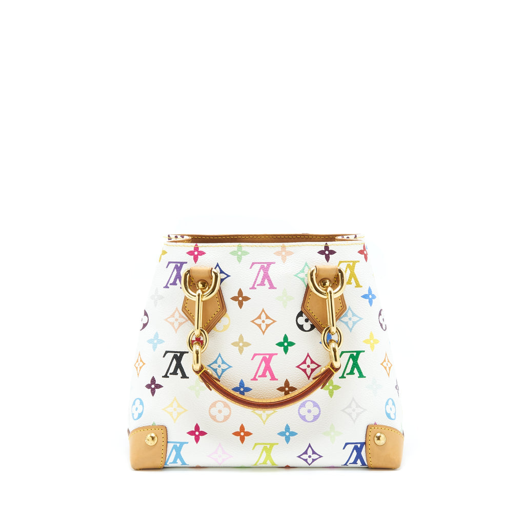 LOUIS VUITTON VINTAGE TOTE BAG WHITE/MULTICOLOUR GHW
