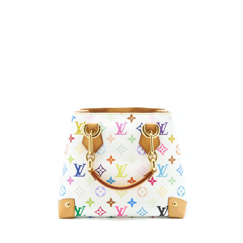 LOUIS VUITTON VINTAGE TOTE BAG WHITE/MULTICOLOUR GHW