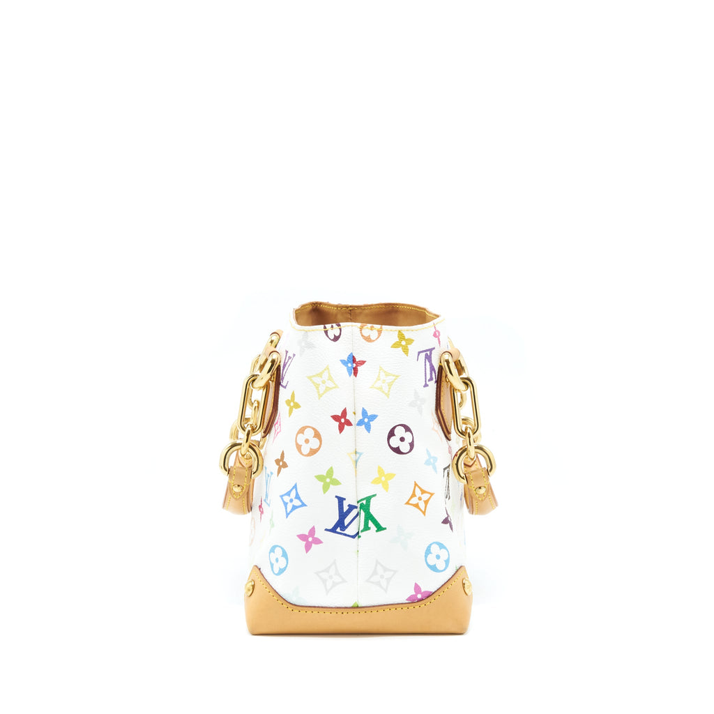 LOUIS VUITTON VINTAGE TOTE BAG WHITE/MULTICOLOUR GHW