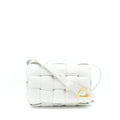 BOTTEGA VENETA PADDED CASSETTE BAG LAMBSKIN CHALK GHW