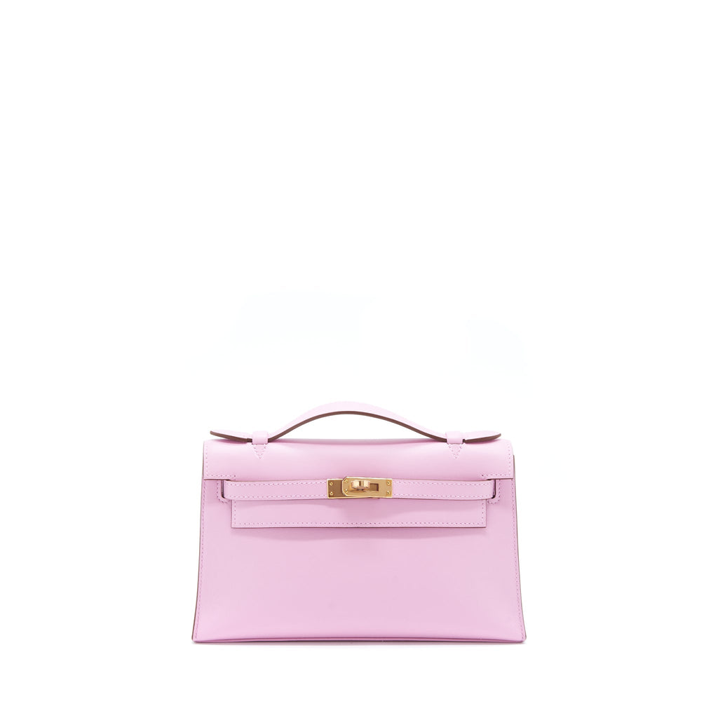 HERMES KELLY POCHETTE SWIFT X9 MAUVE SYLVESTRE RGHW
