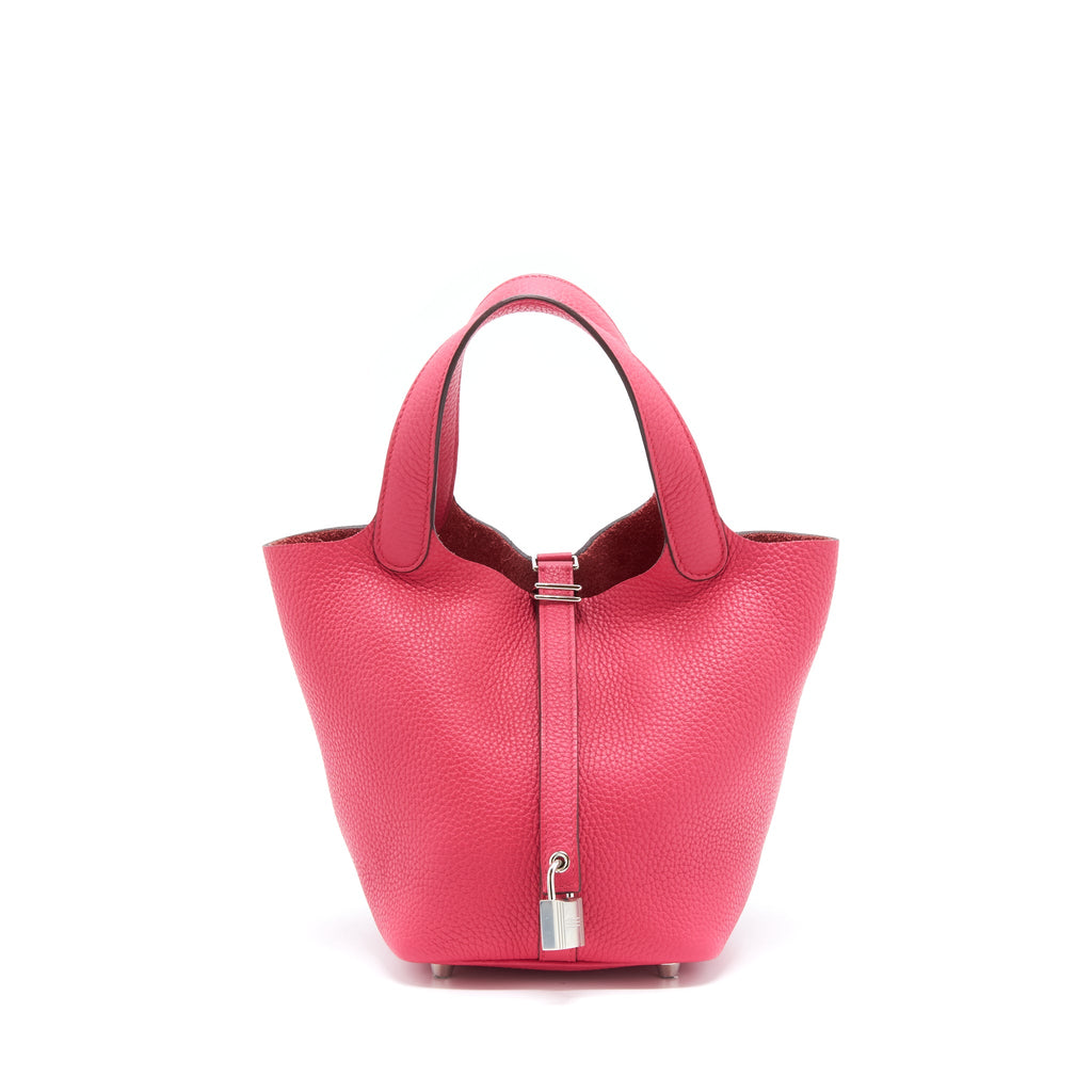 HERMES PICOTIN 18 CLEMENCE ROSE EXTREME SHW