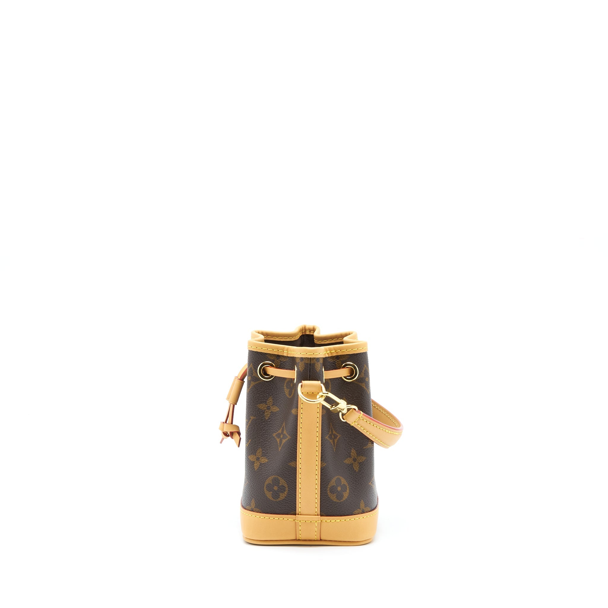 LOUIS VUITTON NANO NOE NEW VERSION MONOGRAM CANVAS GHW