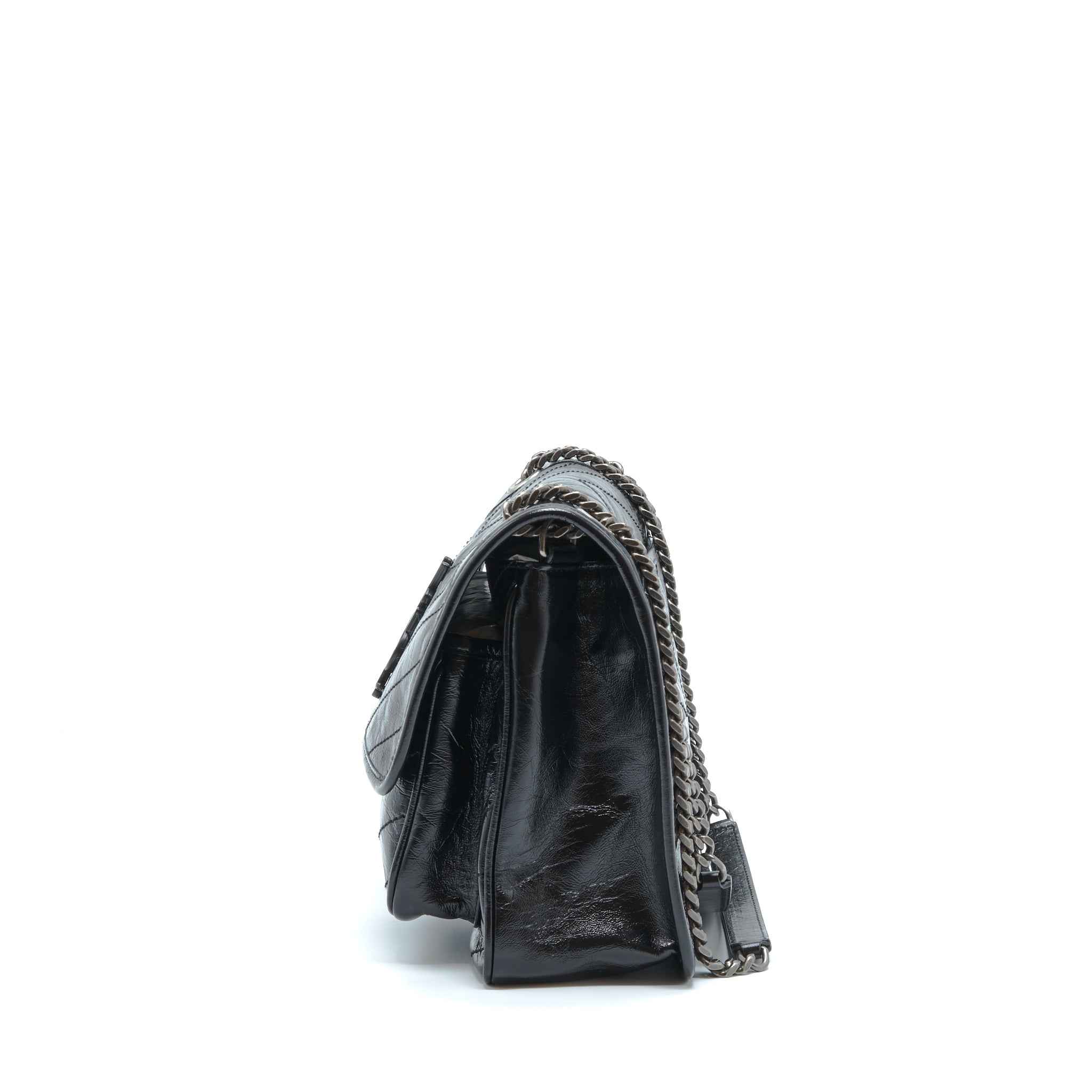 SAINT LAURENT/YSL MEDIUM NIKI BAG CALFSKIN BLACK SHW