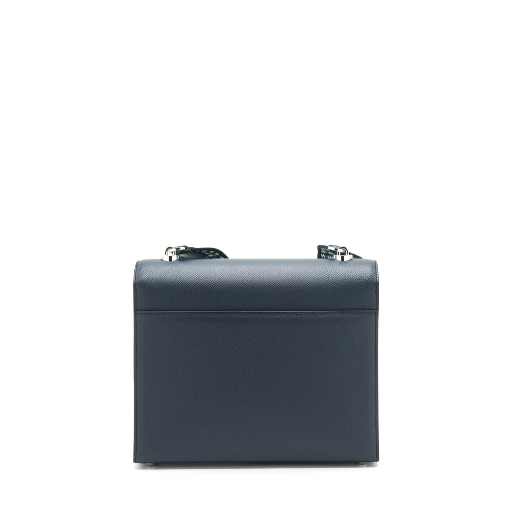 HERMES SAC VERROU 21 EPSOM/SANGLE BLUE NUIT SHW