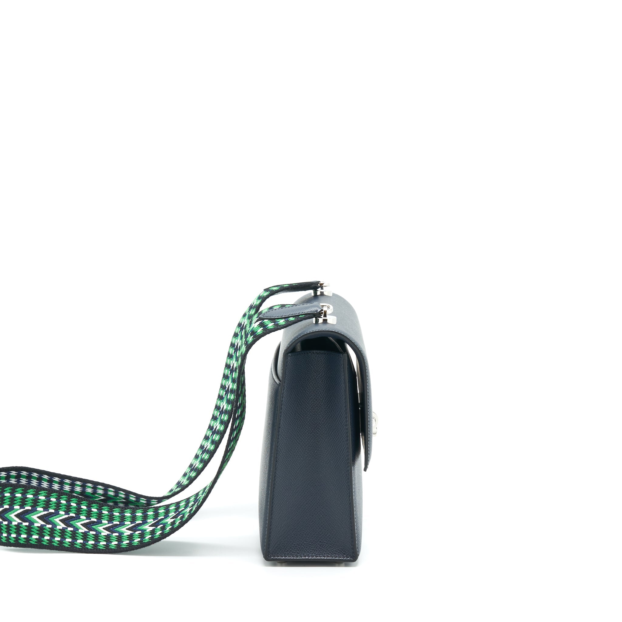 HERMES SAC VERROU 21 EPSOM/SANGLE BLUE NUIT SHW