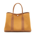 HERMES GARDEN PARTY 36 OFFICER BICOLOUR DUNE-MAGNOLIA/GOLD SHW