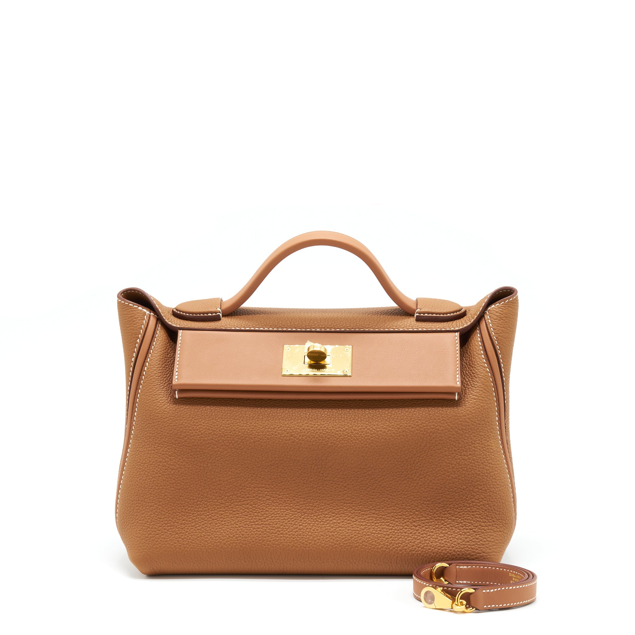 HERMES 2424 24/24 - 29 BAG TUARILLON MAURICE AND SWIFT GOLD GHW