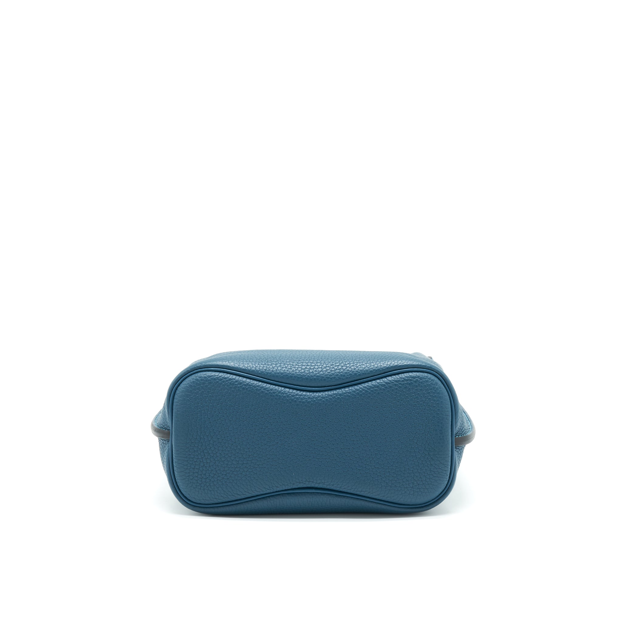 HERMES SO KELLY 22 TOGO BLUE COLVERT / TURQUOISE SHW