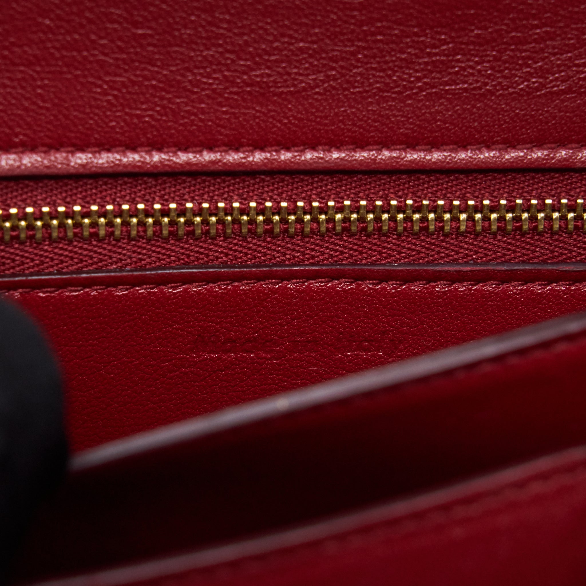 CELINE SMALL CLASSIC BAG IN BOX CALFSKIN RED GHW