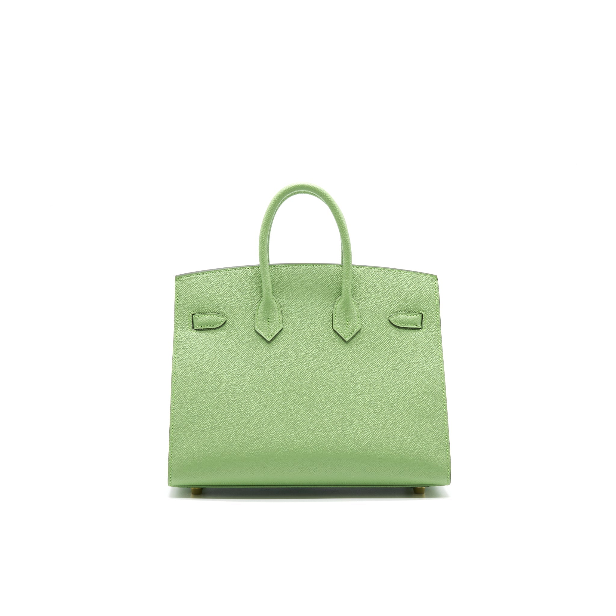 HERMES BIRKIN 25 SELLIER VERT CRIQUET GHW
