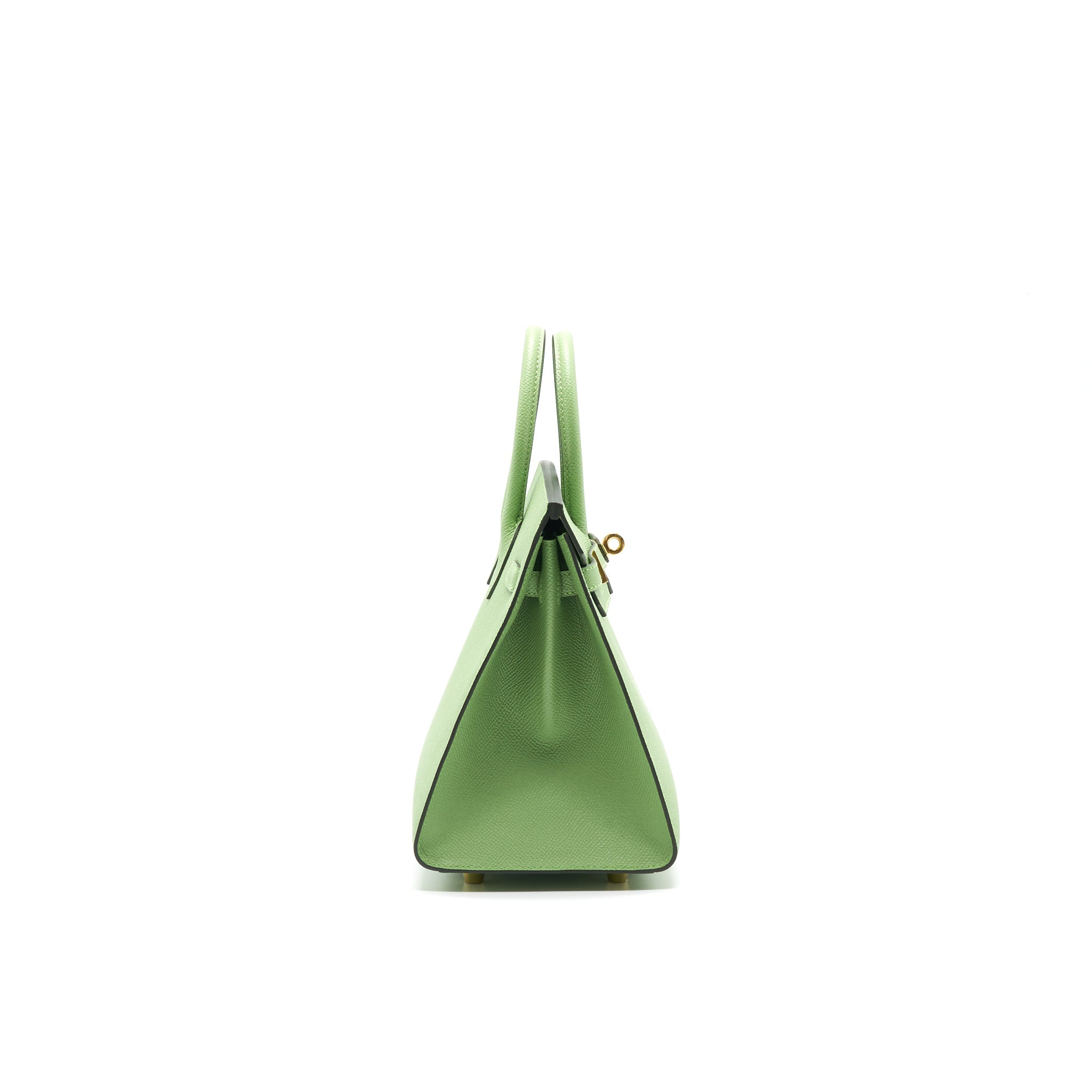 HERMES BIRKIN 25 SELLIER VERT CRIQUET GHW