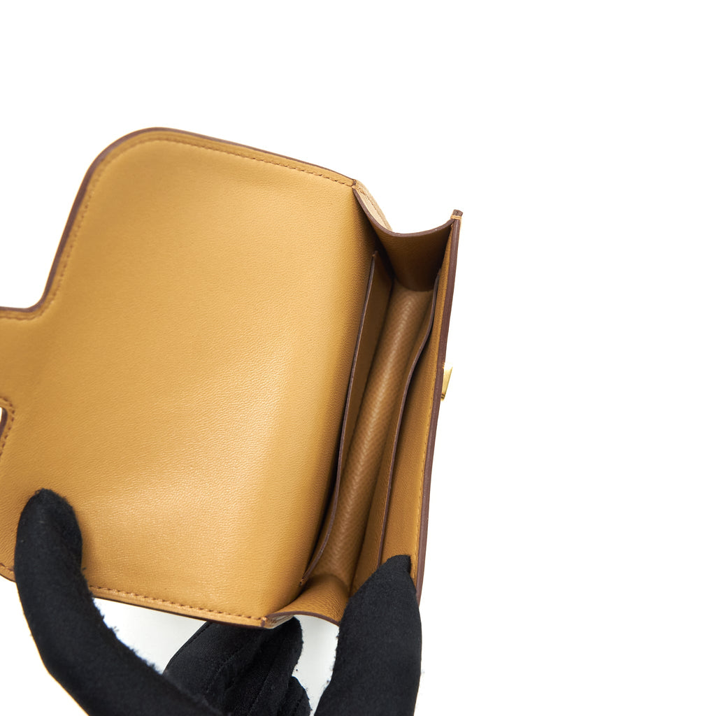 HERMES CONSTANCE SLIM EPSOM 4B BISCUIT GHW