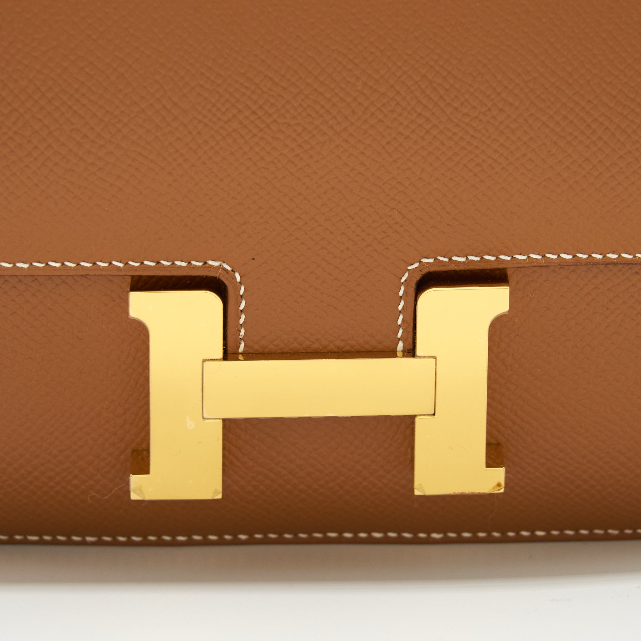 HERMES MINI CONSTANCE EPSOM 37 GOLD GHW