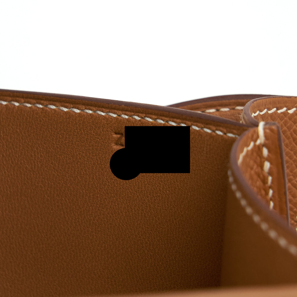 HERMES MINI CONSTANCE EPSOM 37 GOLD GHW